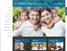 Tablet Screenshot of drsimpson.org
